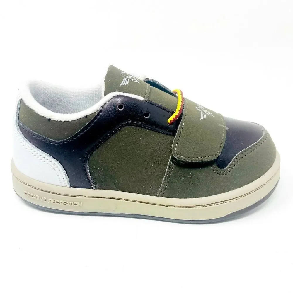 Creative Recreation Cesario Lo Military Brown Khaki Toddler Baby Sneakers